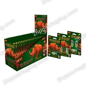 20 Years experience customized enhancement pills card and paper box for USA middle east market