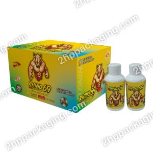 Bottle Sticker High Quality Packaging Custom Hard Steel Shot Energy Sticker Label